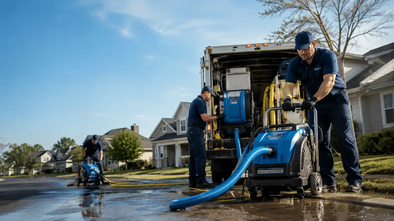 Flood Damage Cleanup in East Springfield, PA